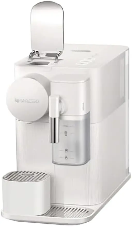 Compact Espresso Machine with Milk Frother, One-Touch Coffee and Milk Drinks, Easy Cleaning, White
Compact Espresso Machine with Milk Frother, One-Touch Coffee and Milk Drinks, Easy Cleaning, White