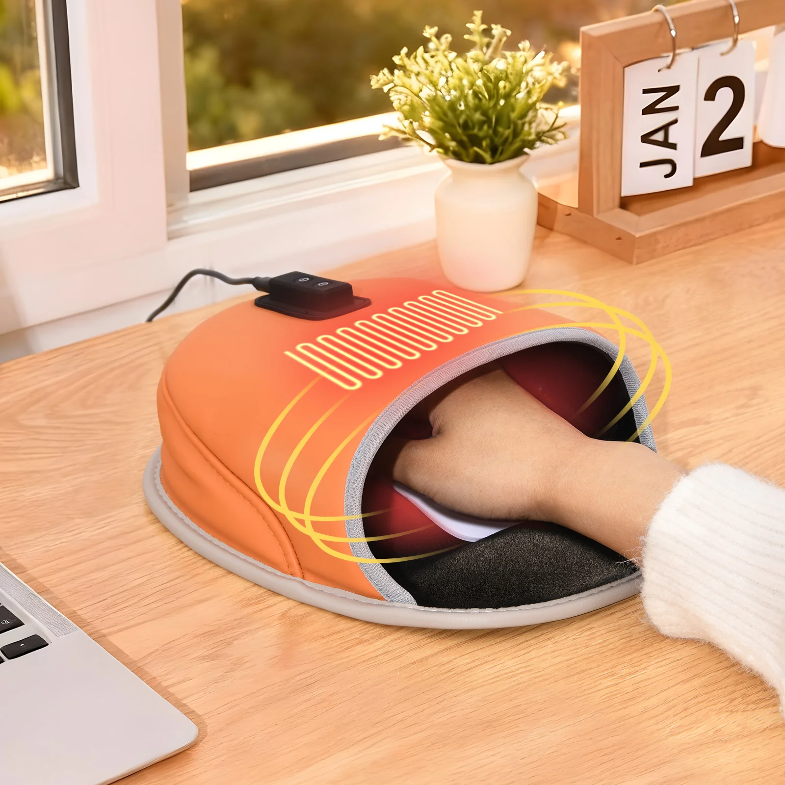 Oatsbasf Leather USB Heated Mouse Pad Hand Warmer 5V 2A 3 Heating Modes 3 Timer Adjustable Winter Gift for Office Home PC User
Oatsbasf Leather USB Heated Mouse Pad Hand Warmer 5V 2A 3 Heating Modes 3 Timer Adjustable Winter Gift for Office Home PC User