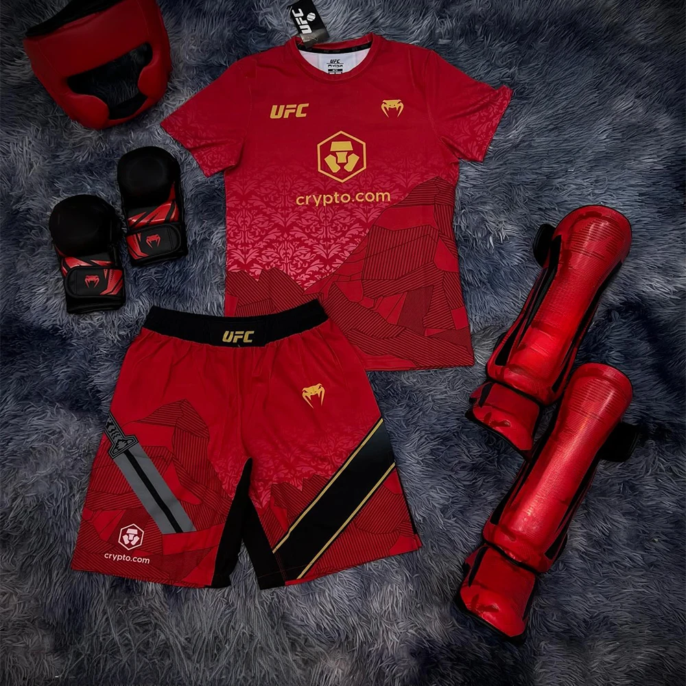 New UFC 322 Red Islam Makhachev Fighting Night Champion Set MMA Octagonal Cage Men's Oversized Breathable Boxing Jujutsu Set
New UFC 322 Red Islam Makhachev Fighting Night Champion Set MMA Octagonal Cage Men's Oversized Breathable Boxing Jujutsu Set