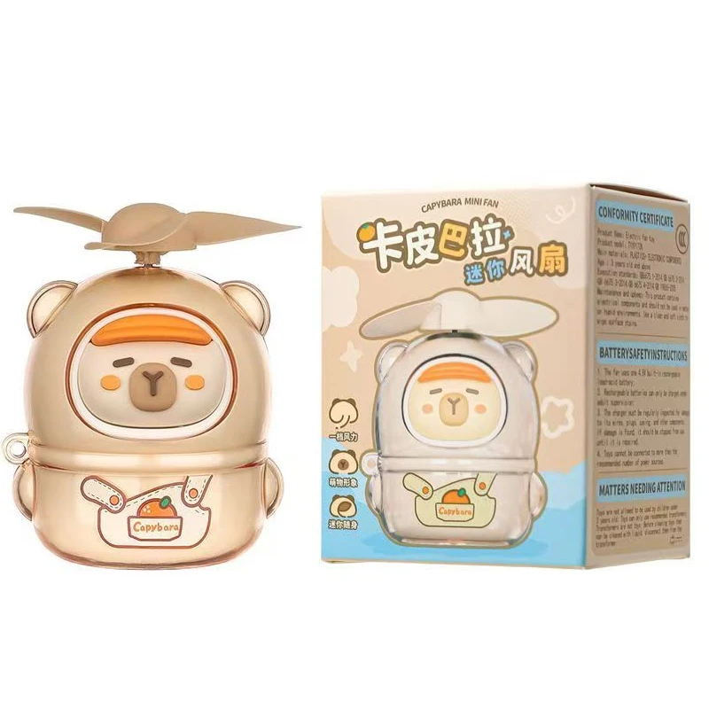 2025 Animal Handheld Fan Capybara USB Rechargeable Mini Fan Portable Cartoon Electric Low-Noise Personal Pocket Fan With Blades
2025 Animal Handheld Fan Capybara USB Rechargeable Mini Fan Portable Cartoon Electric Low-Noise Personal Pocket Fan With Blades