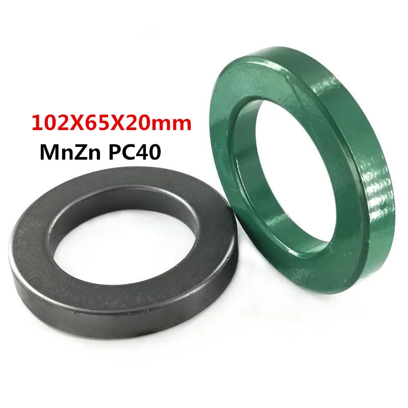 1pc Transformer Ferrite Core 102X65X20mm 4X2.6X0.8 inch High frequency transformer magnetic ring MnZn PC40 Material
1pc Transformer Ferrite Core 102X65X20mm 4X2.6X0.8 inch High frequency transformer magnetic ring MnZn PC40 Material