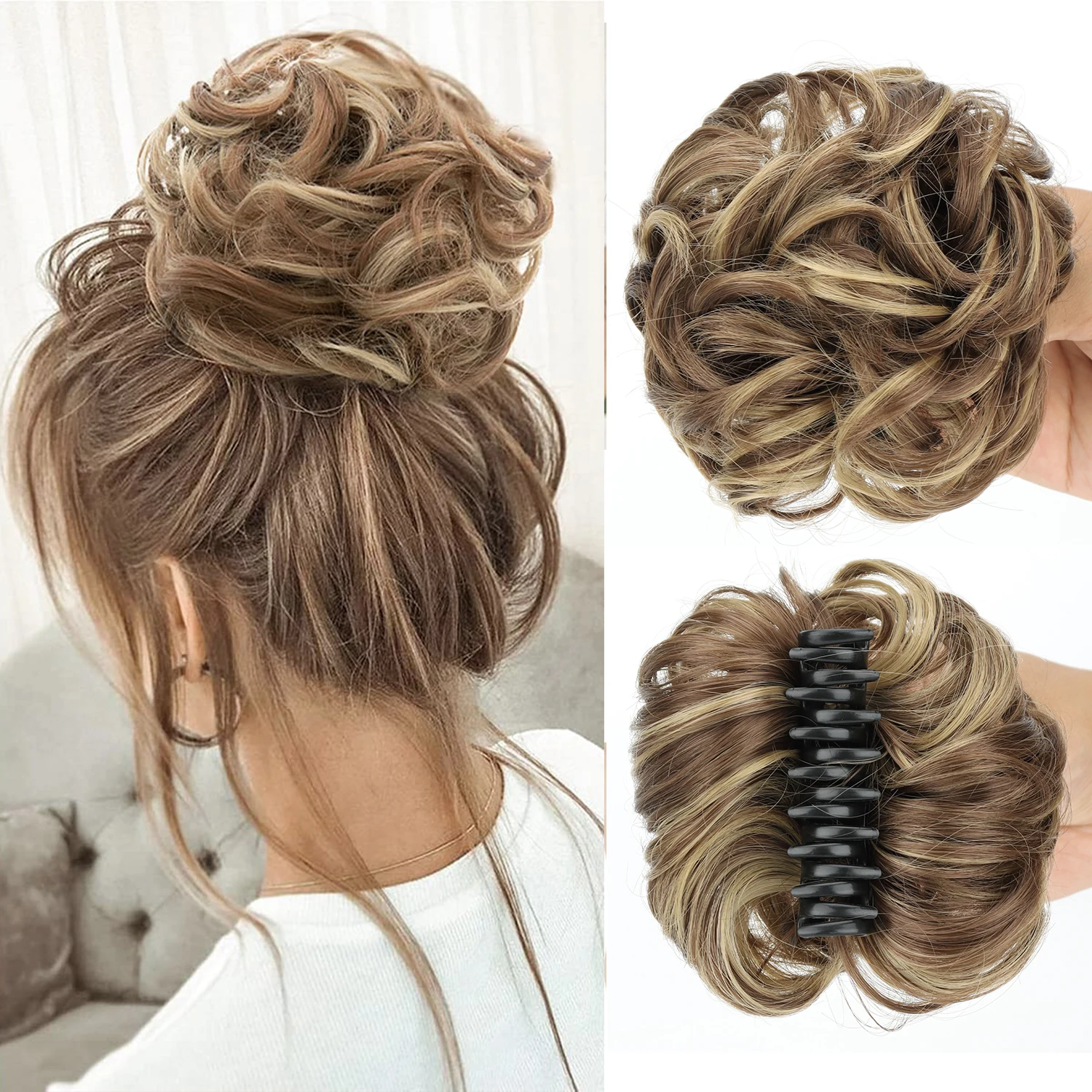 Синтетический беспорядочный пучок, зажим для волос, волнистые вьющиеся резинки для волос, шиньон, хвост, наращивание волос, толстая прическа, шиньоны для женщин
Синтетический беспорядочный пучок, зажим для волос, волнистые вьющиеся резинки для волос, шиньон, хвост, наращивание волос, толстая прическа, шиньоны для женщин