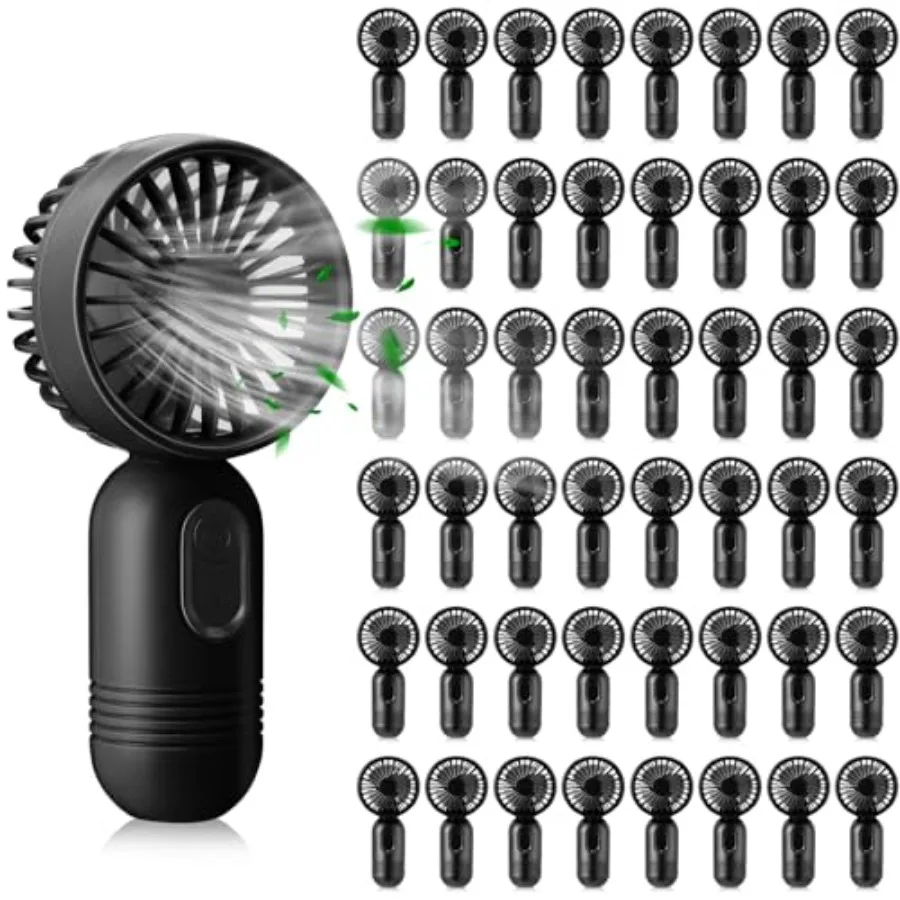 48 Pcs Mini Portable Fan Bulk Cute Handheld Lightweight Small Little Personal Hand Eyelash Fan 3 Speeds USB Rechargeable for Wo
48 Pcs Mini Portable Fan Bulk Cute Handheld Lightweight Small Little Personal Hand Eyelash Fan 3 Speeds USB Rechargeable for Wo