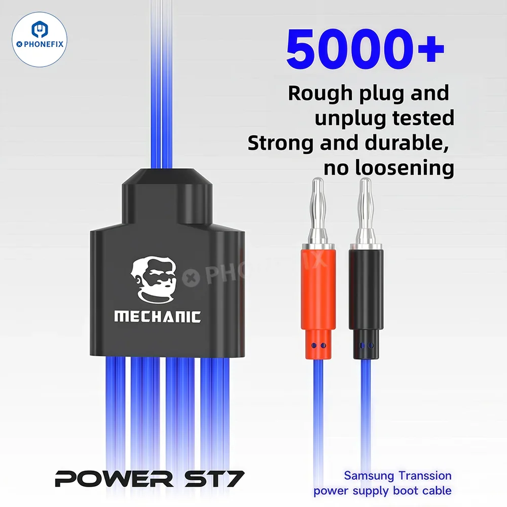 MECHANIC POWER ST7 Кабель питания для телефонов Samsung Transsion Оригинальный аккумулятор Тест данных Ремонт Тестовый шнур питания
MECHANIC POWER ST7 Кабель питания для телефонов Samsung Transsion Оригинальный аккумулятор Тест данных Ремонт Тестовый шнур питания