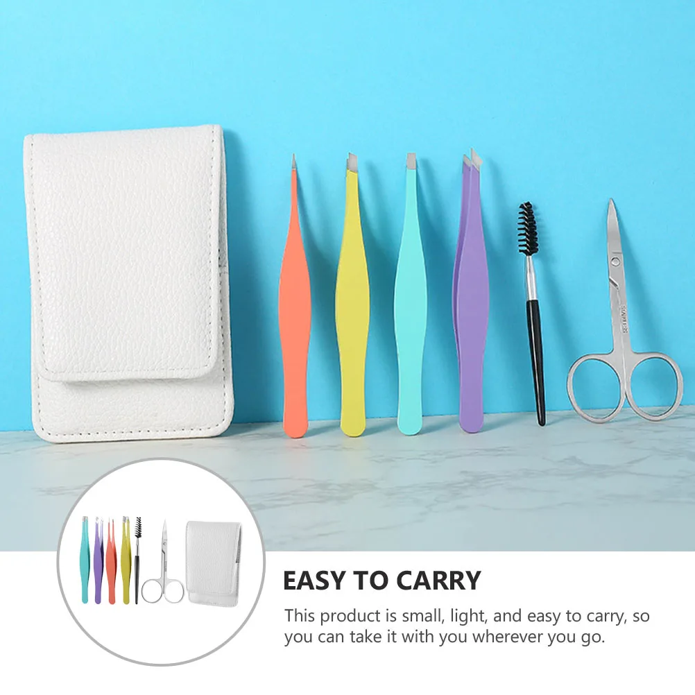 1 Set Portable Eyebrow Trimming Kit Colorful Eyebrow Tweezers Grooming Tools Makeup Supplies Scissors Trimmer For Women Daily
1 Set Portable Eyebrow Trimming Kit Colorful Eyebrow Tweezers Grooming Tools Makeup Supplies Scissors Trimmer For Women Daily