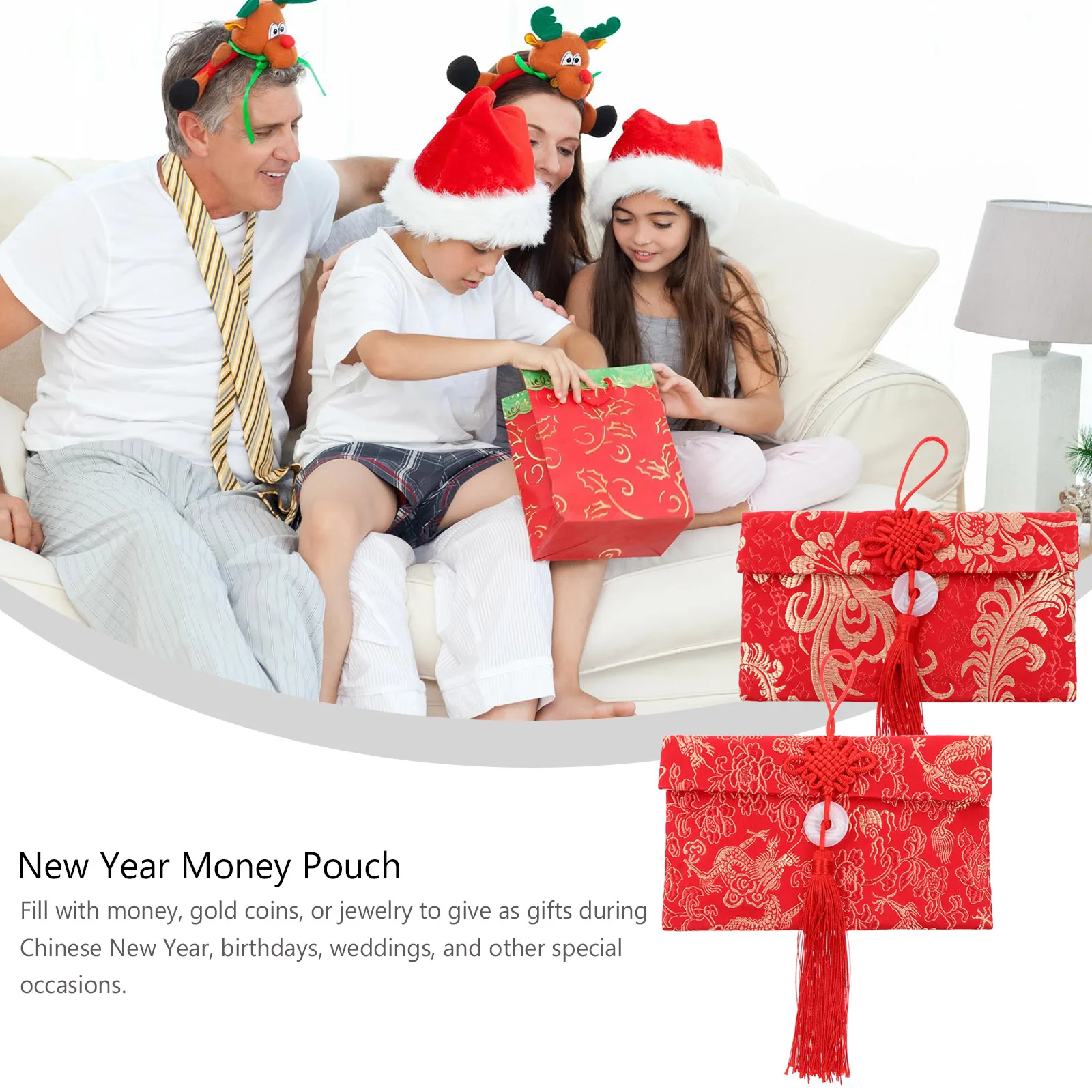 Red Envelope Money Packet Cartoon Cattle Gold Stamping Pockets Brocade Envelopes for Chinese New Year Wedding Gifts Tea Ceremony
Red Envelope Money Packet Cartoon Cattle Gold Stamping Pockets Brocade Envelopes for Chinese New Year Wedding Gifts Tea Ceremony