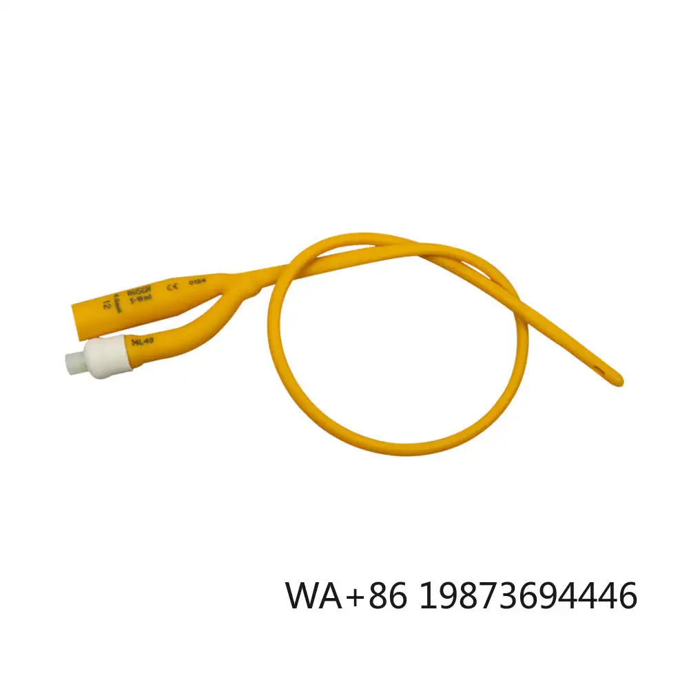 Medical grade disposable latex foley catheter, high quality urinary drainage tube for routine clinical use
Medical grade disposable latex foley catheter, high quality urinary drainage tube for routine clinical use