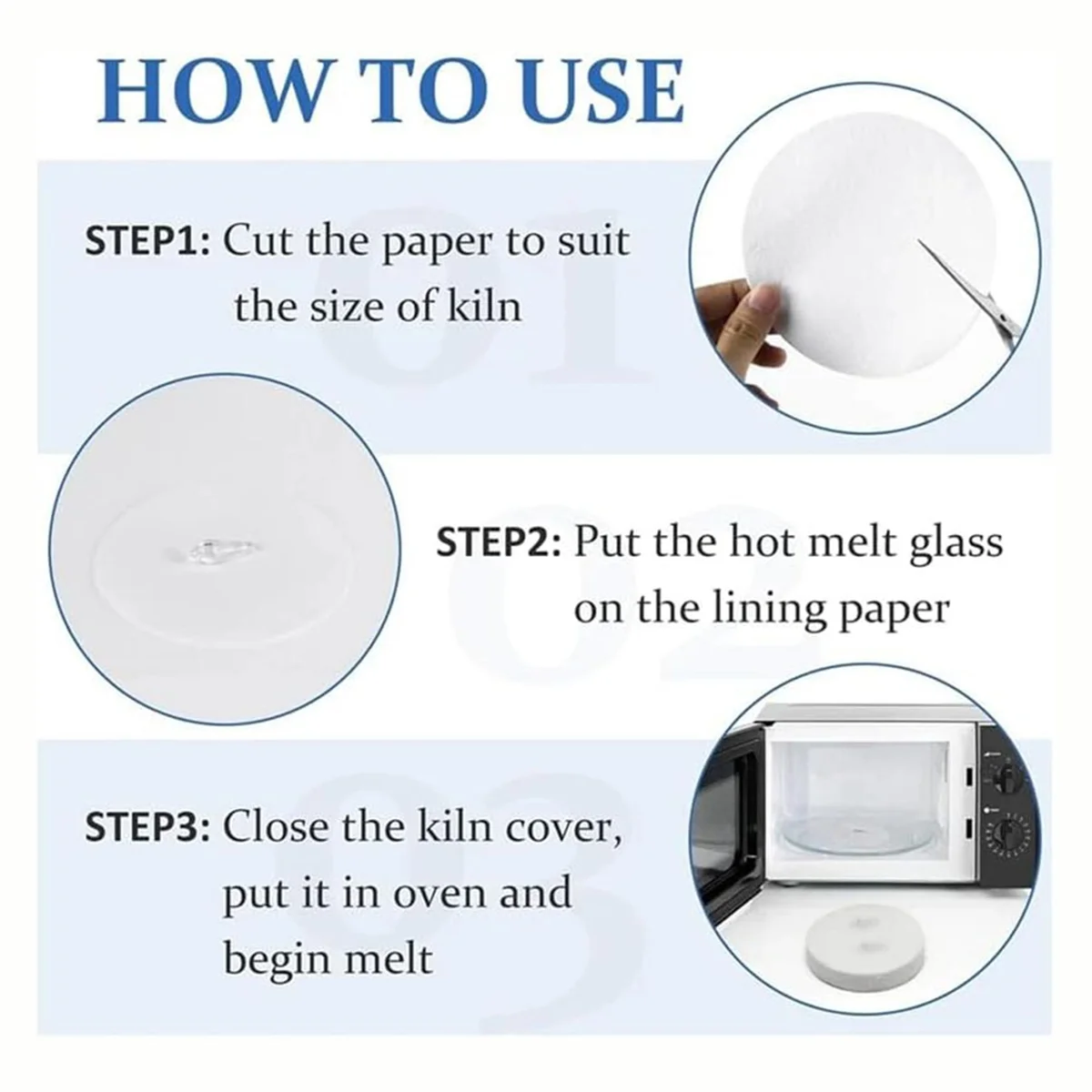 A32P_110 Sheets Microwave Kiln Papers4.7 Inch Round Ceramic Fiber Paper Insulation Ceramic Fiber Blanket for Glass Fusing DIY
A32P_110 Sheets Microwave Kiln Papers4.7 Inch Round Ceramic Fiber Paper Insulation Ceramic Fiber Blanket for Glass Fusing DIY