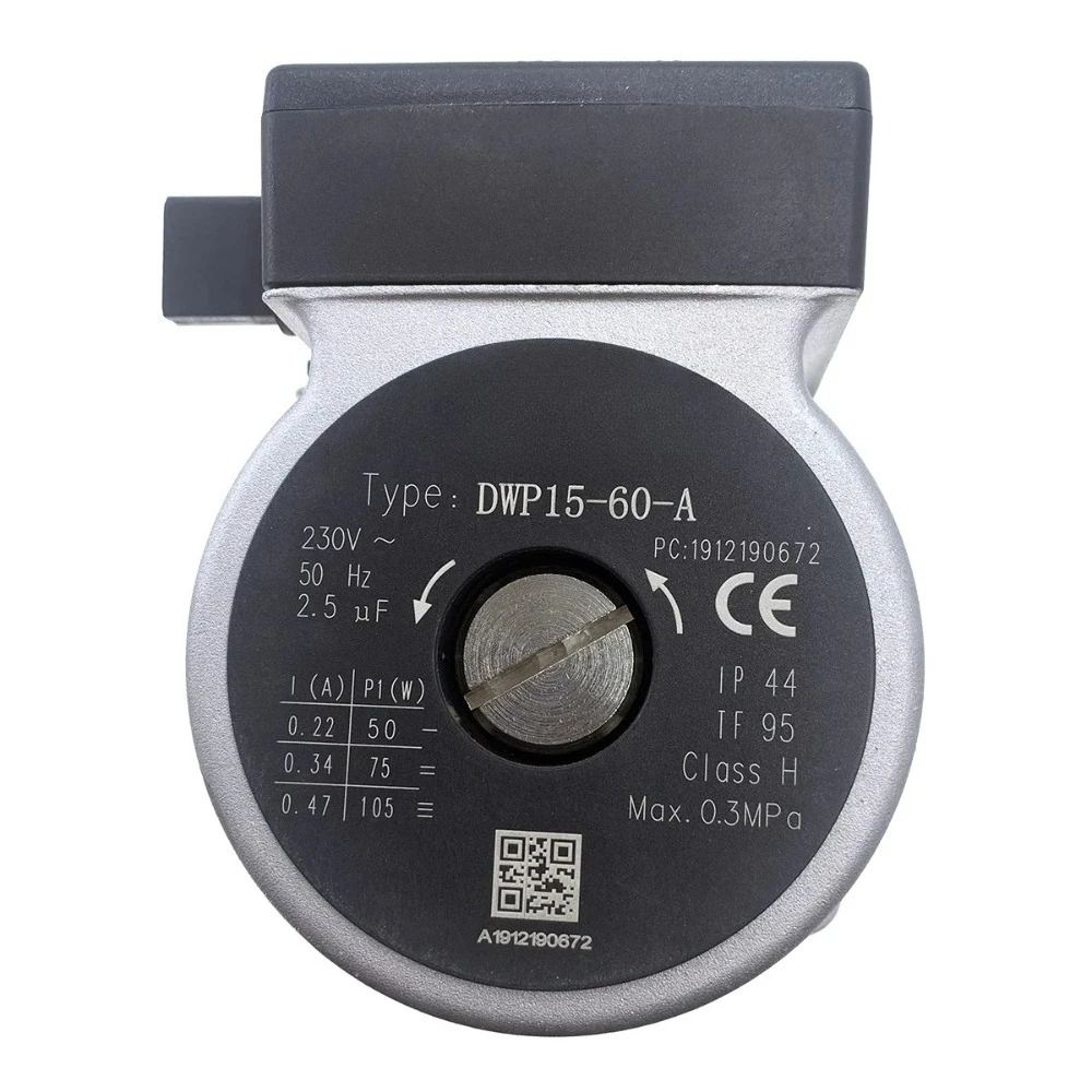 ERCO DWP15-60-A Gas Boiler Water Circulation Pump Motor for Koreastar & NEVA LUX
ERCO DWP15-60-A Gas Boiler Water Circulation Pump Motor for Koreastar & NEVA LUX