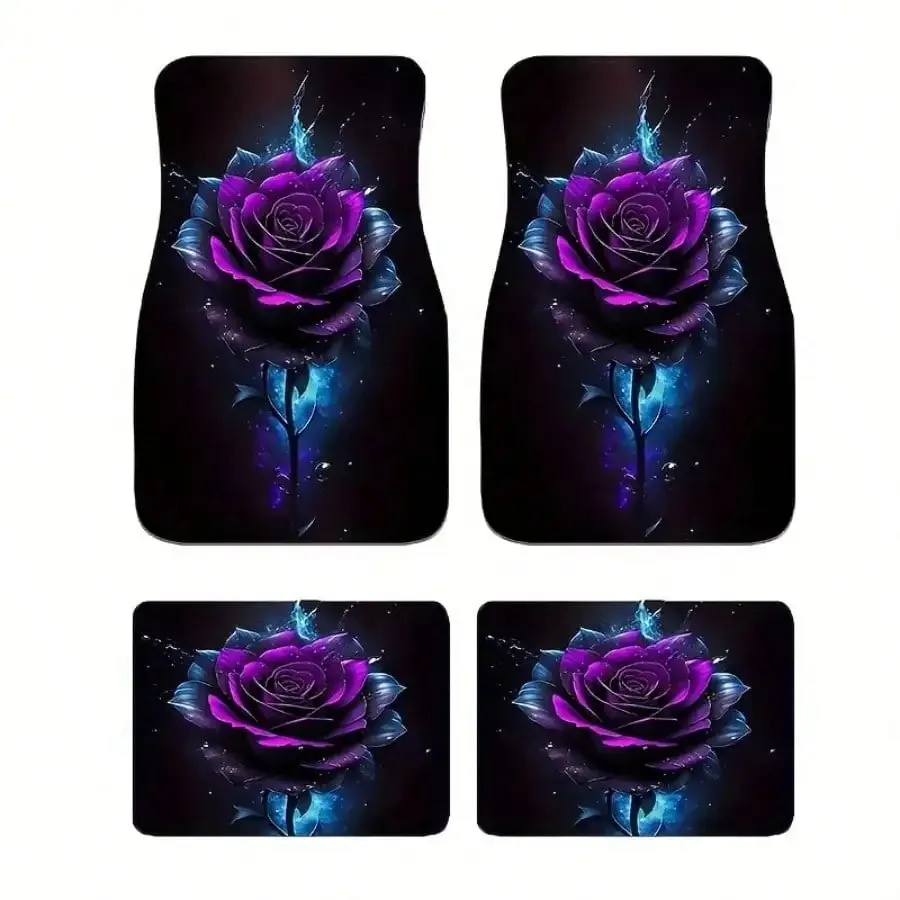 4-Piece rose-patterned car floor mats, non-slip all-season vehicle mats, ideal Christmas gift for cars and SUVs, men and women
4-Piece rose-patterned car floor mats, non-slip all-season vehicle mats, ideal Christmas gift for cars and SUVs, men and women
