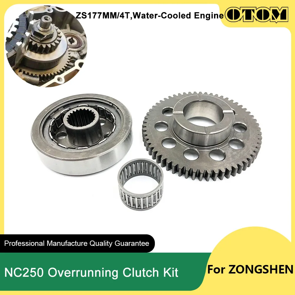 OTOM ZS177MM Motorcycle Start Overrunning Clutch Gear Bearing Electric Starter For ZONGSHEN NC250 KAYO 4T Water-Cooled Engine
OTOM ZS177MM Motorcycle Start Overrunning Clutch Gear Bearing Electric Starter For ZONGSHEN NC250 KAYO 4T Water-Cooled Engine
