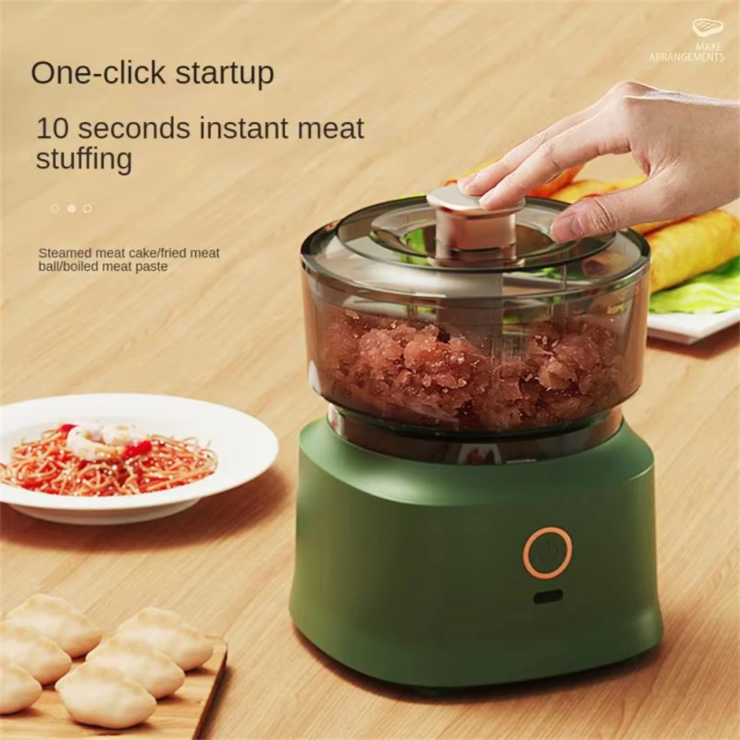 Kitchen Garlic Masher Food Chopper 350ml Wireless Meat Mixer Baby Auxiliary Food Machine Meat Grinder Household
Kitchen Garlic Masher Food Chopper 350ml Wireless Meat Mixer Baby Auxiliary Food Machine Meat Grinder Household