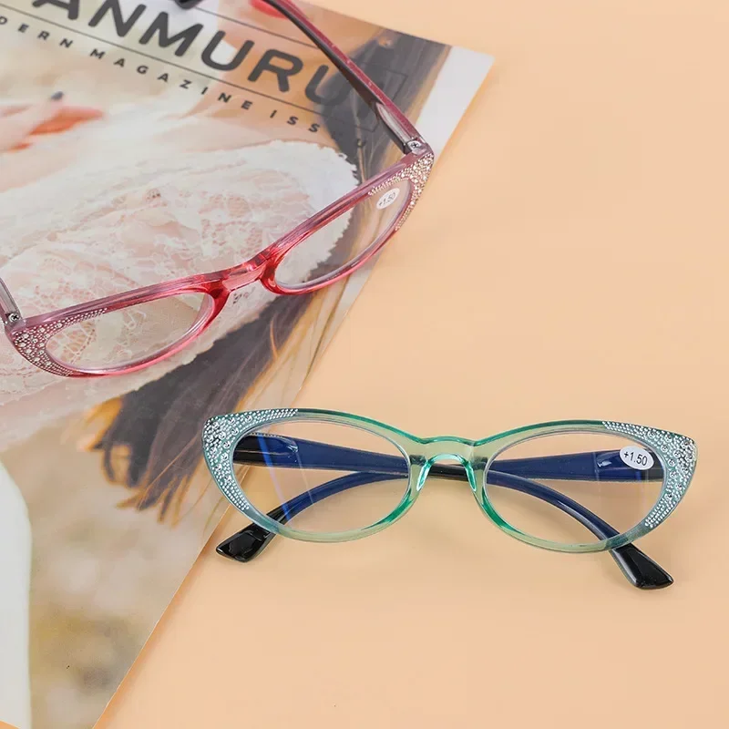 2025 New in Cat's Eyes Reading Glasses Women Fashion Diamond Plated Blue Light Proof Presbyopia Eyeglasses +0.75 To +3.5 Очки
2025 New in Cat's Eyes Reading Glasses Women Fashion Diamond Plated Blue Light Proof Presbyopia Eyeglasses +0.75 To +3.5 Очки