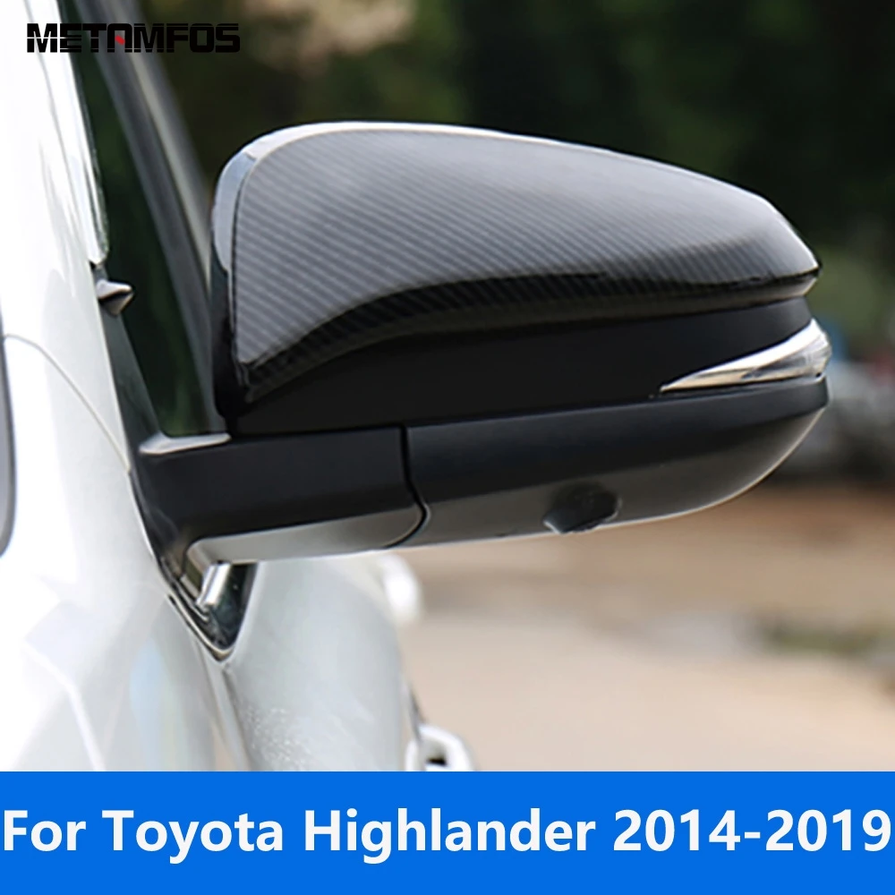 For Toyota Highlander 2014 2015 2016 2017 2018 2019 Carbon Fiber Rearview Side Door Mirror Cover Trim Protection Cap Accessories
For Toyota Highlander 2014 2015 2016 2017 2018 2019 Carbon Fiber Rearview Side Door Mirror Cover Trim Protection Cap Accessories