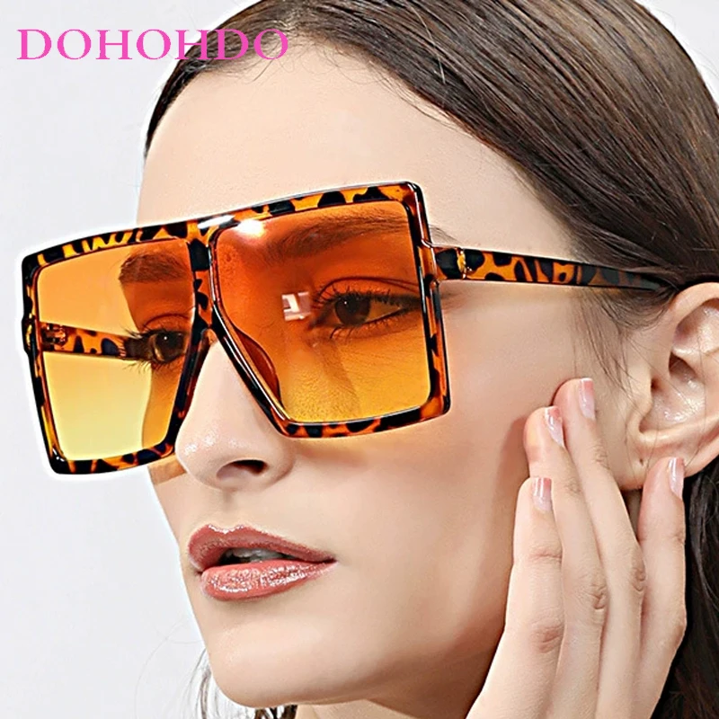 DOHOHDO New Square Women Sun Glasses Female Eyewear Eyeglasses Plastic Frame UV400 Shade Fashion Driving Oversized Sunglasses
DOHOHDO New Square Women Sun Glasses Female Eyewear Eyeglasses Plastic Frame UV400 Shade Fashion Driving Oversized Sunglasses