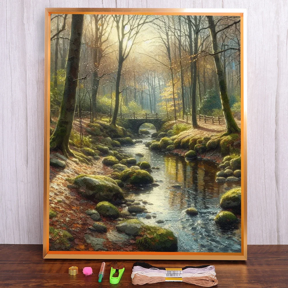 Landscape River Printed 11CT Cross Stitch Full Kit DIY Embroidery Painting Knitting Hobby Handicraft Package Home Decor Counted
Landscape River Printed 11CT Cross Stitch Full Kit DIY Embroidery Painting Knitting Hobby Handicraft Package Home Decor Counted