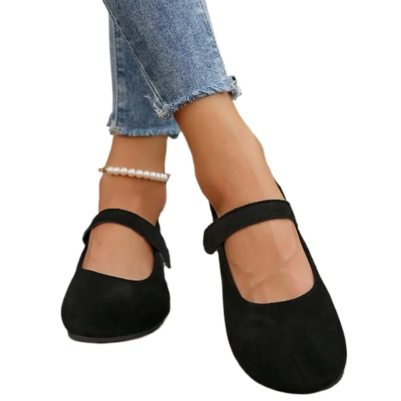 Mary Jane Dress Flats 2026 New Summer Solid-Color Comfortable Shoes Women's Casual Flat Round-Toe Plus Size Retro French
Mary Jane Dress Flats 2026 New Summer Solid-Color Comfortable Shoes Women's Casual Flat Round-Toe Plus Size Retro French