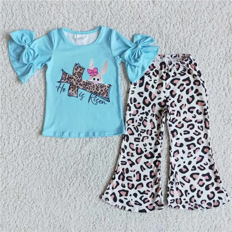 RTS 2022 Fashion Toddlers Western Baby Girls New Design Blue Rabbit Leopard Print Sleeves Cotton Short Shirt Boutique Outfits
RTS 2022 Fashion Toddlers Western Baby Girls New Design Blue Rabbit Leopard Print Sleeves Cotton Short Shirt Boutique Outfits