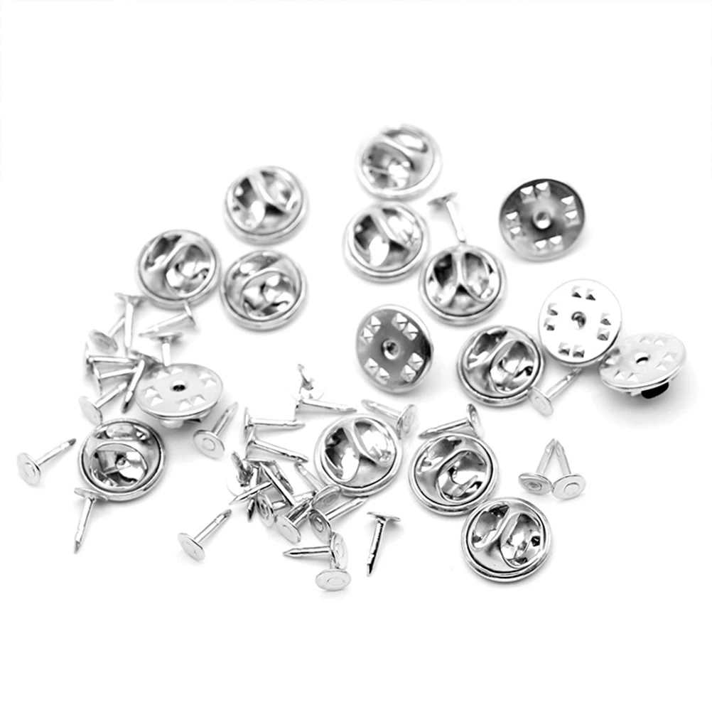 100 Sets Backs Pin Backs for DIY Crafts Lapel Lapel Holder Pins Brooch Clasp Insignia Clutch Jewelry Making Supplies
100 Sets Backs Pin Backs for DIY Crafts Lapel Lapel Holder Pins Brooch Clasp Insignia Clutch Jewelry Making Supplies
