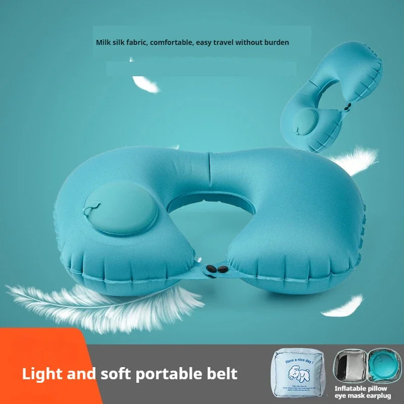U Shape Neck Cushion Automatic Air Inflatable Pillow Compress Ring Pillow For Airplane Car Outdoor Travel Protable Relax
U Shape Neck Cushion Automatic Air Inflatable Pillow Compress Ring Pillow For Airplane Car Outdoor Travel Protable Relax