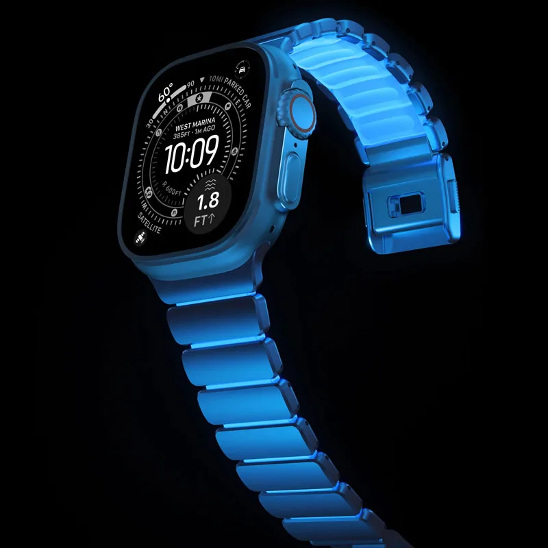 Titanium Fluororubber Band For Apple Watch Ultra 3 11 10 9 8 7 SE 6 5 Metal Magnetic Strap For iWatch 42mm 44mm 45mm 46mm 49mm
Titanium Fluororubber Band For Apple Watch Ultra 3 11 10 9 8 7 SE 6 5 Metal Magnetic Strap For iWatch 42mm 44mm 45mm 46mm 49mm