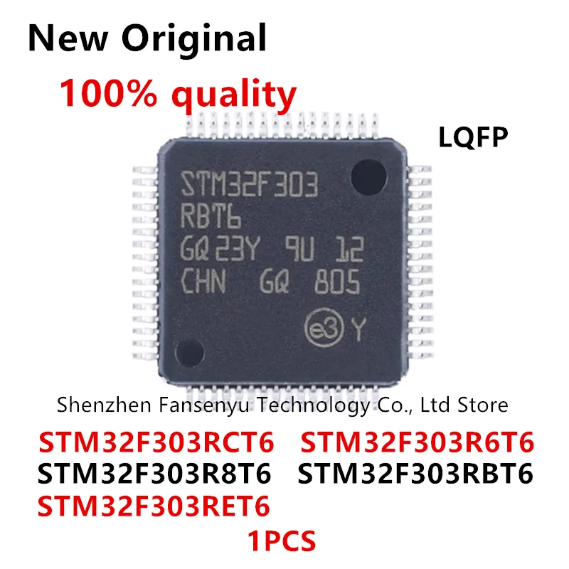 (1piece)100% New STM32F303RCT6 STM32F303R6T6 STM32F303R8T6 STM32F303RBT6 STM32F303RET6 LQFP IC Chip In Stock Wholesale
(1piece)100% New STM32F303RCT6 STM32F303R6T6 STM32F303R8T6 STM32F303RBT6 STM32F303RET6 LQFP IC Chip In Stock Wholesale