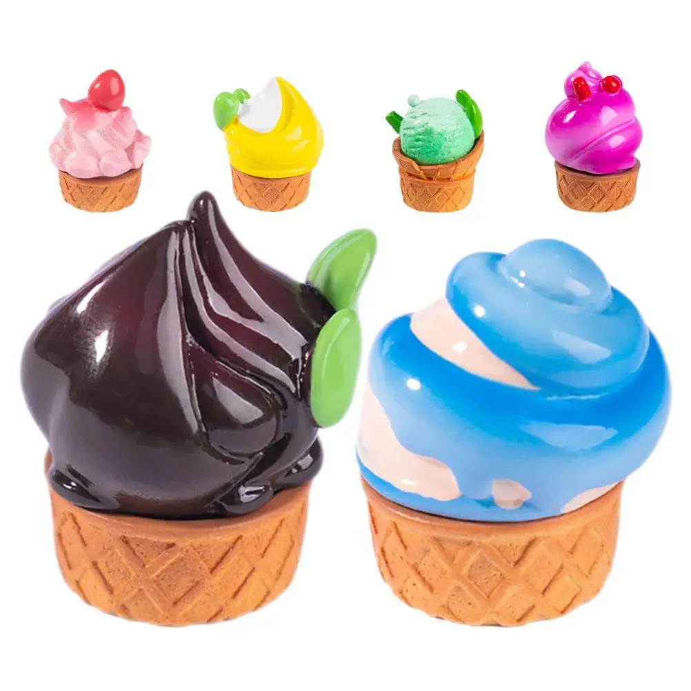 6 Pcs Fruit Ice Cream Ornaments Realistic Food Display Props Resin Figurine Miniature Dollhouse Fake Decorations Summer
6 Pcs Fruit Ice Cream Ornaments Realistic Food Display Props Resin Figurine Miniature Dollhouse Fake Decorations Summer