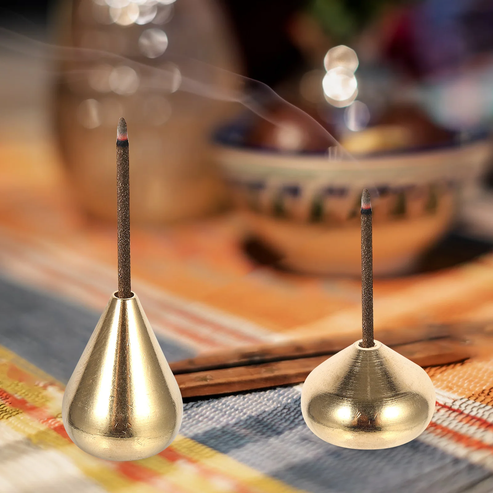 3Pcs Water Drop Shape Copper Incense Burner Holder Stable Metal Stick Stand Portable Table Decoration Aroma Therapy Censer
3Pcs Water Drop Shape Copper Incense Burner Holder Stable Metal Stick Stand Portable Table Decoration Aroma Therapy Censer