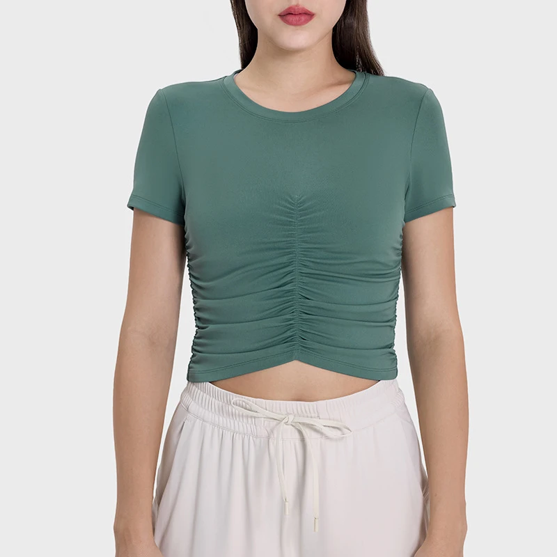 Short Sleeve T-Shirt Women Crew Neck Sports Top Loose Breathable Fitness Crop Top Yoga Shirt Running Workout Casual Gym Clothing
Short Sleeve T-Shirt Women Crew Neck Sports Top Loose Breathable Fitness Crop Top Yoga Shirt Running Workout Casual Gym Clothing