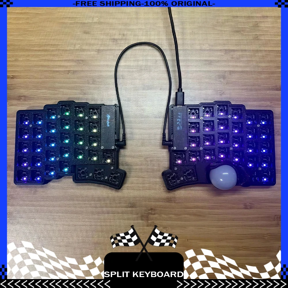 Keyball 39/44/61 Split Keyboard Kit Screen Customized Wired Single-Mode Three-D Keyball Split Mechanical Keyboard Kit Pc Gamer
Keyball 39/44/61 Split Keyboard Kit Screen Customized Wired Single-Mode Three-D Keyball Split Mechanical Keyboard Kit Pc Gamer