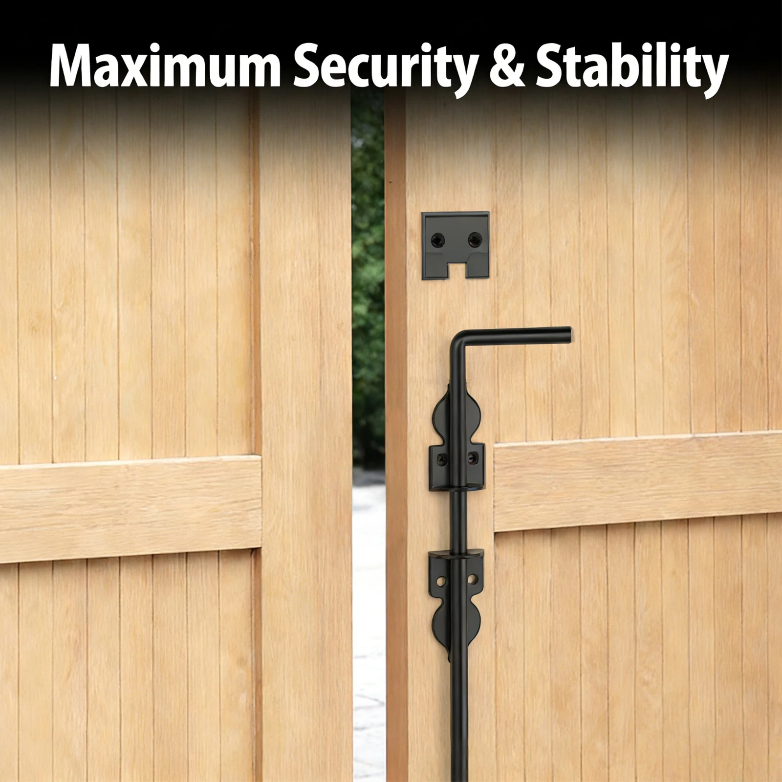 2PCS 24/36 Inch Cane Bolt Gate Drop Rod Heavy Duty Floor Latch for Fixing Door To The Ground
2PCS 24/36 Inch Cane Bolt Gate Drop Rod Heavy Duty Floor Latch for Fixing Door To The Ground