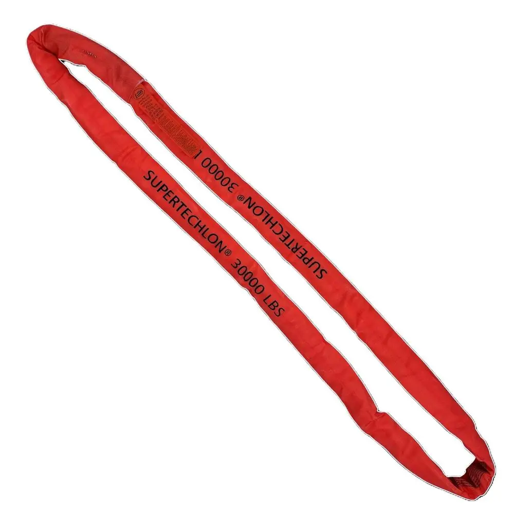 Round Sling with High-Strength Cover, Orange, 20' Length, 30,000 lbs Working Load, 24,000 lbs Capacity, 60,000 lbs Break Strengt
Round Sling with High-Strength Cover, Orange, 20' Length, 30,000 lbs Working Load, 24,000 lbs Capacity, 60,000 lbs Break Strengt