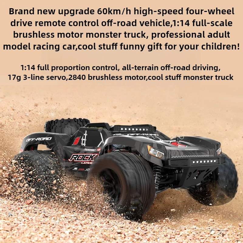 Cool Stuff Funny Gift-Hot 60km/h High-speed 4WD Rc Truck,1:14 Full Scale Off-road Rc Cars for Adults,Monster Truck,Toys for Kids
Cool Stuff Funny Gift-Hot 60km/h High-speed 4WD Rc Truck,1:14 Full Scale Off-road Rc Cars for Adults,Monster Truck,Toys for Kids