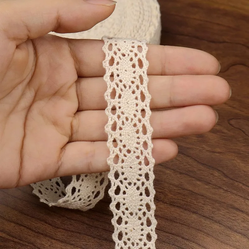 Pure Cotton Thread Lace DIY Accessory Cotton Ribbon Gift Sofa Curtain Skirt DIY Lace Handmade Decor Home Material 10/20/30 Yard
Pure Cotton Thread Lace DIY Accessory Cotton Ribbon Gift Sofa Curtain Skirt DIY Lace Handmade Decor Home Material 10/20/30 Yard