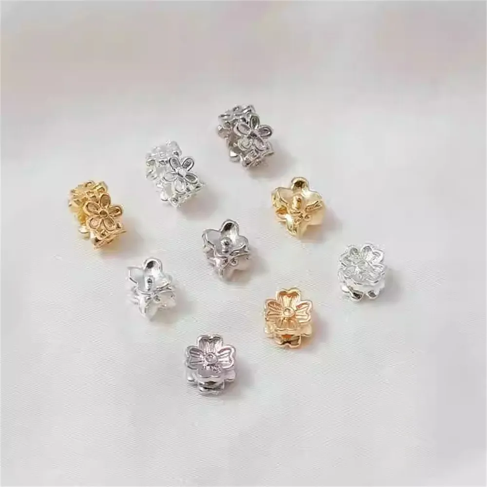 14K Gold-encrusted Four-sided Pearl Necklace, Bracelet, and Scattered Pearl Accessory
14K Gold-encrusted Four-sided Pearl Necklace, Bracelet, and Scattered Pearl Accessory