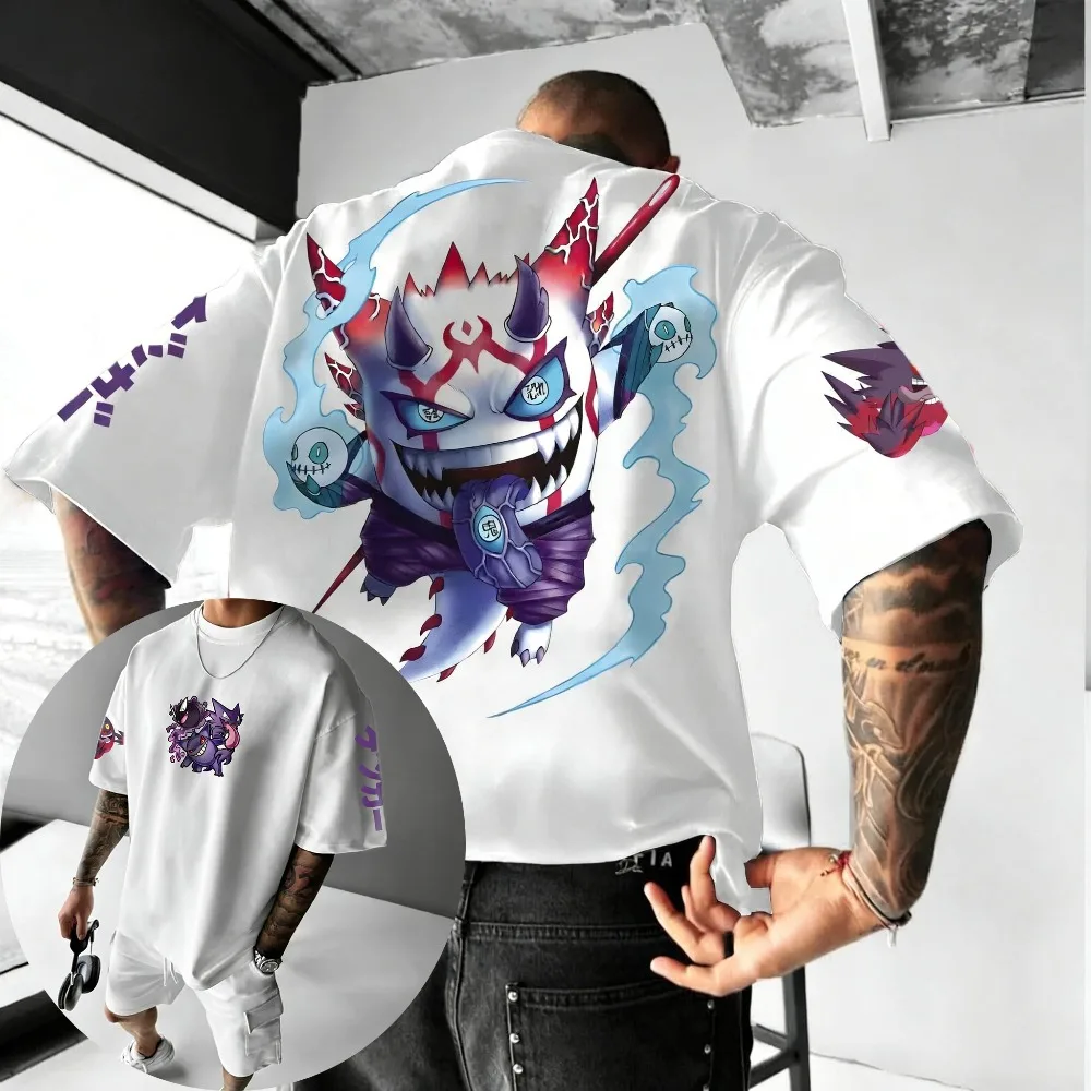 Oversized Cosplay Costumes Pokémon Gengar 2026 Summer Harajuku Anime Printed Y2K Hip Hop Casual Unisex Cotton T-shirt
Oversized Cosplay Costumes Pokémon Gengar 2026 Summer Harajuku Anime Printed Y2K Hip Hop Casual Unisex Cotton T-shirt