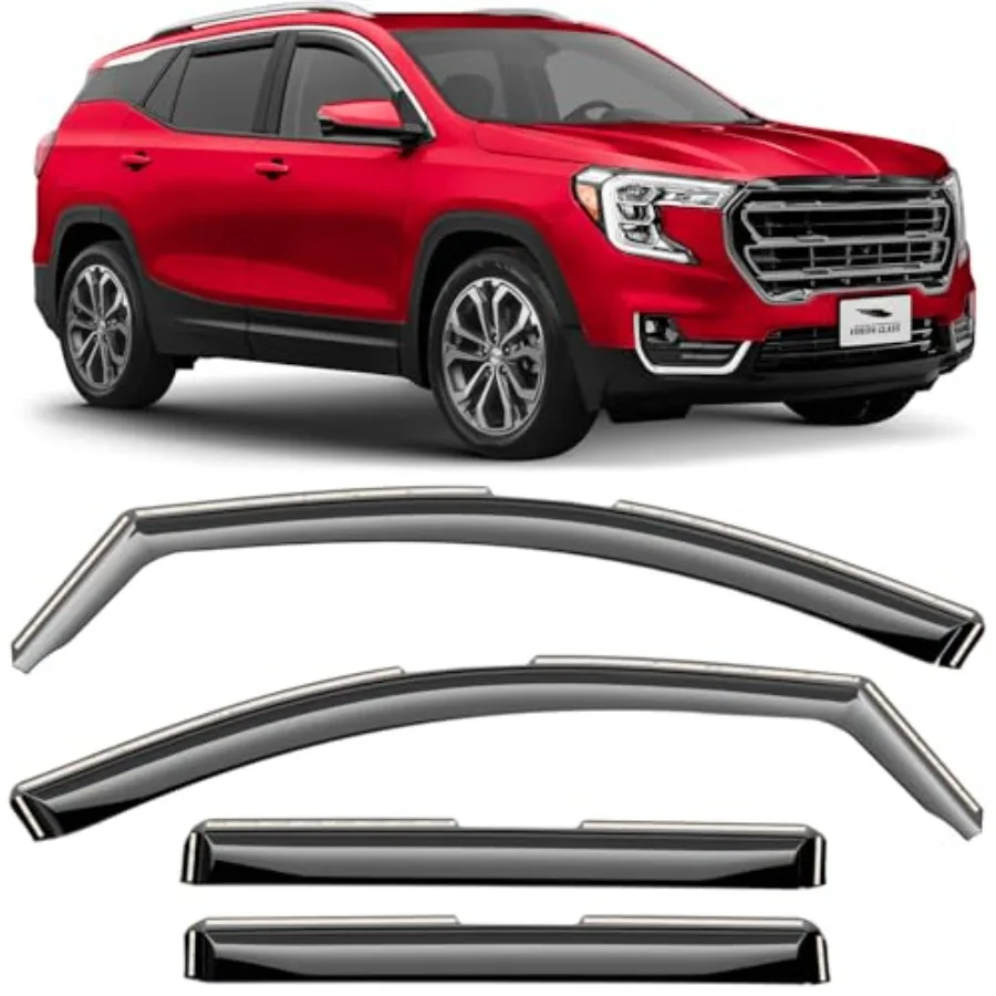 in-Channel Extra Durable Rain Guards for GMC Terrain 2018-2024 Window Deflectors Vent Window Visors 4 Pieces - 200255
in-Channel Extra Durable Rain Guards for GMC Terrain 2018-2024 Window Deflectors Vent Window Visors 4 Pieces - 200255