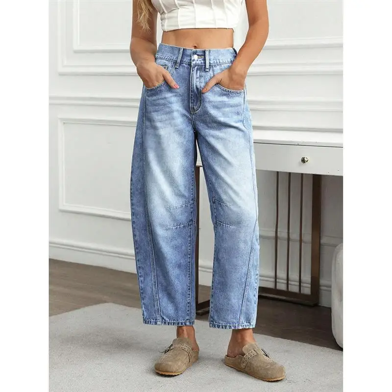 Loose Wideleg Casual Pants High Waist Loose Fit Women's Jeans High Waist Loose Leggings Comfortable Wide Leg Trousers
Loose Wideleg Casual Pants High Waist Loose Fit Women's Jeans High Waist Loose Leggings Comfortable Wide Leg Trousers