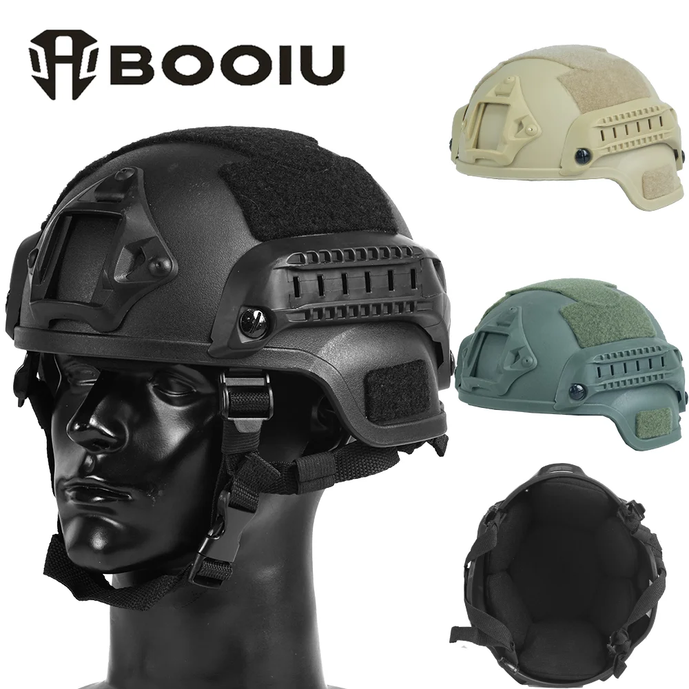 BOOIU Kids MICH2000 Tactical Helmet ABS Lightweight Suspension Adjustable Outdoor 50cm Head Circumference CS Protect Equipment
BOOIU Kids MICH2000 Tactical Helmet ABS Lightweight Suspension Adjustable Outdoor 50cm Head Circumference CS Protect Equipment