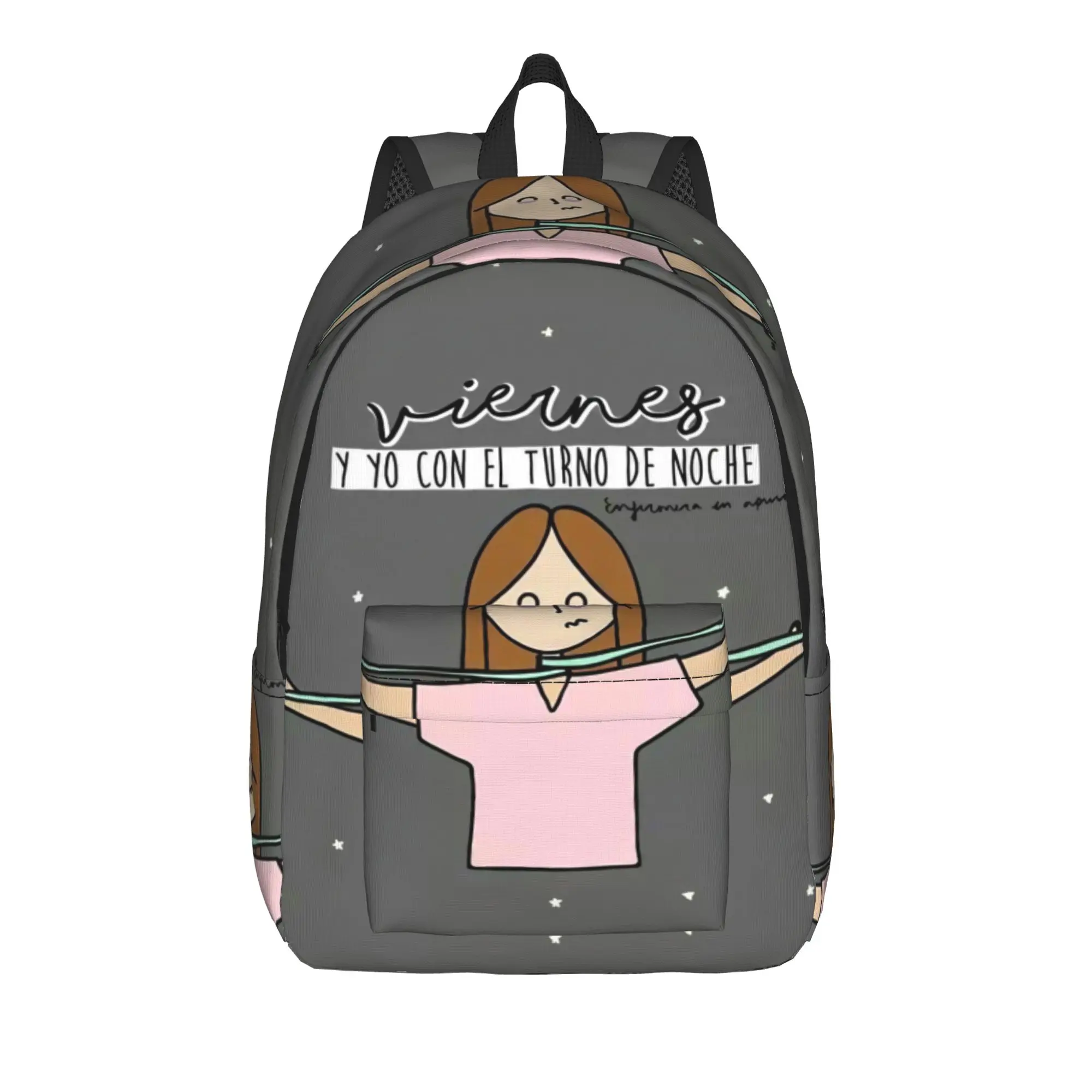 Doctor Nurse Enfermera En Apuros Backpack for Men Women Teenage Student Work Daypack College Canvas Bags Lightweight
Doctor Nurse Enfermera En Apuros Backpack for Men Women Teenage Student Work Daypack College Canvas Bags Lightweight