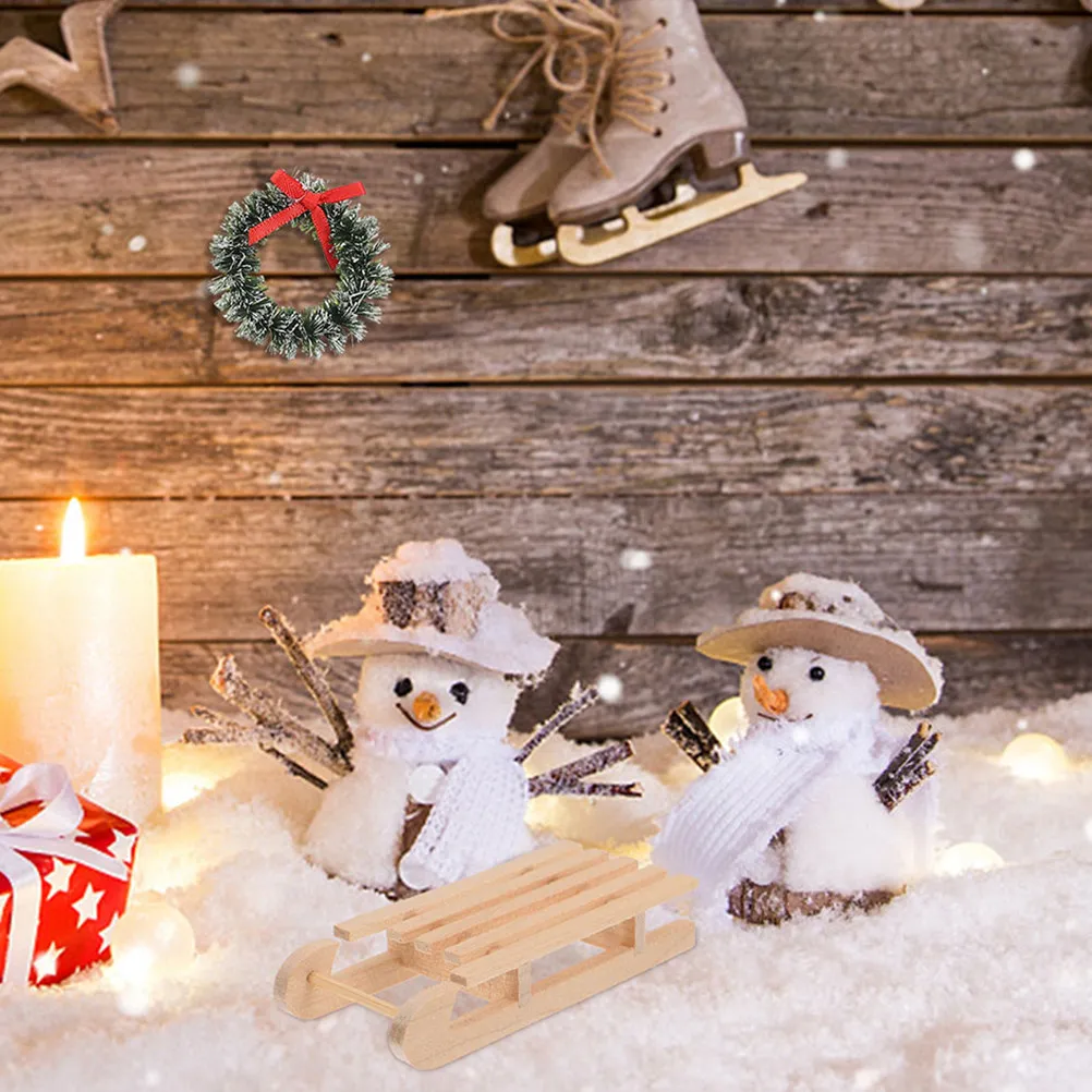4Pcs Christmas Scene Layout Wooden Sleigh Blank Paintable DIY Miniature Ski Snow Sleigh Home Festive Decor Mini Ornaments
4Pcs Christmas Scene Layout Wooden Sleigh Blank Paintable DIY Miniature Ski Snow Sleigh Home Festive Decor Mini Ornaments