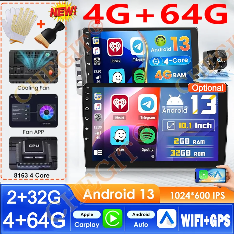 Universal Android 13 2Din Car Radio 7"/9"/10"Autoradio 64G GPS BT Car Audio Carpaly Multimedia Player For Hyundai Nissan Toyota
Universal Android 13 2Din Car Radio 7"/9"/10"Autoradio 64G GPS BT Car Audio Carpaly Multimedia Player For Hyundai Nissan Toyota