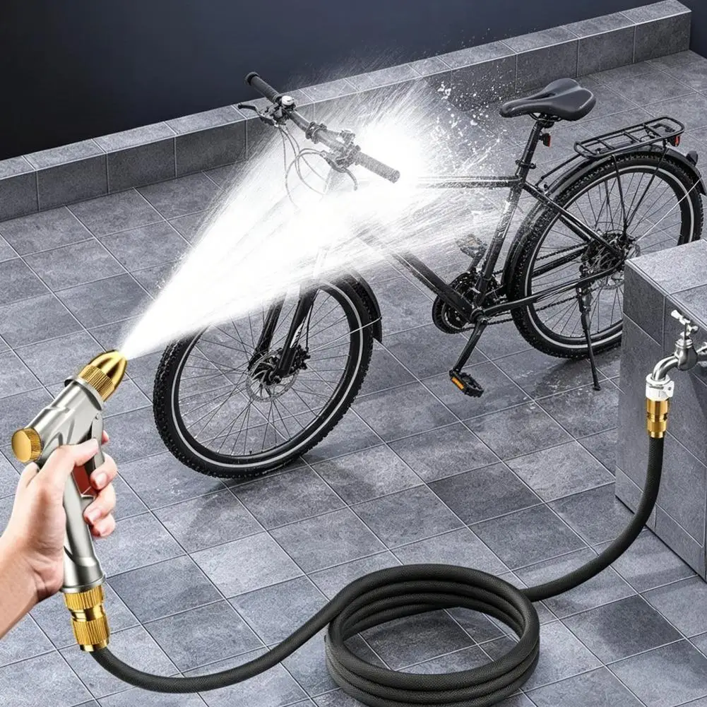Multi-function Garden Hose Nozzle Adjustable High Pressure Hose Nozzle for Car Wash Garden Watering Sprayer Yard Power Washer
Multi-function Garden Hose Nozzle Adjustable High Pressure Hose Nozzle for Car Wash Garden Watering Sprayer Yard Power Washer