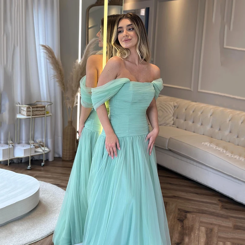 Thinyfull 2026 Prom Evening Dresses A-Line Off The Shoulder Backless Tulle Party Dress Formal Cocktail Prom Gowns Customized
Thinyfull 2026 Prom Evening Dresses A-Line Off The Shoulder Backless Tulle Party Dress Formal Cocktail Prom Gowns Customized