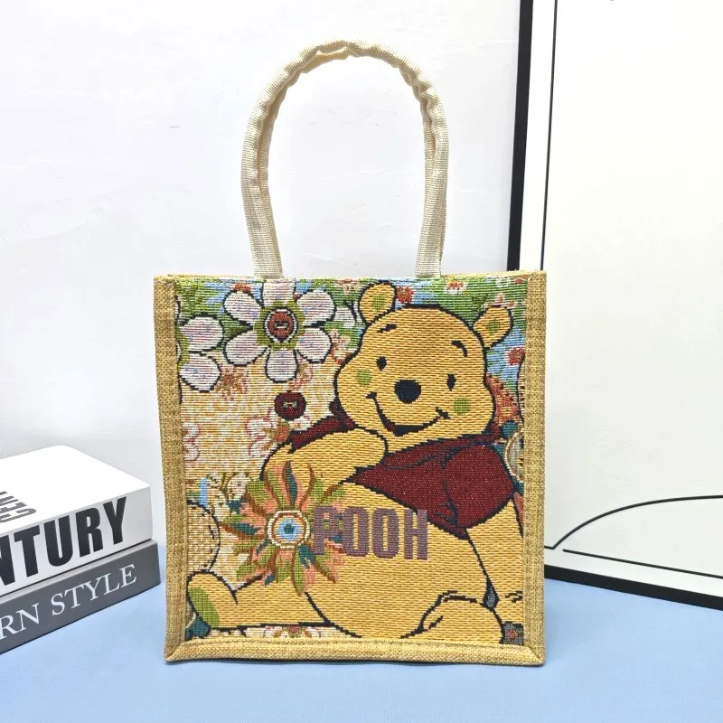 Disney Cute Mickey Fashionable Cartoon Handbag Small Sized Linen Hand Bag Portable Shopping Shoulder Bags Commute Companion Gift
Disney Cute Mickey Fashionable Cartoon Handbag Small Sized Linen Hand Bag Portable Shopping Shoulder Bags Commute Companion Gift