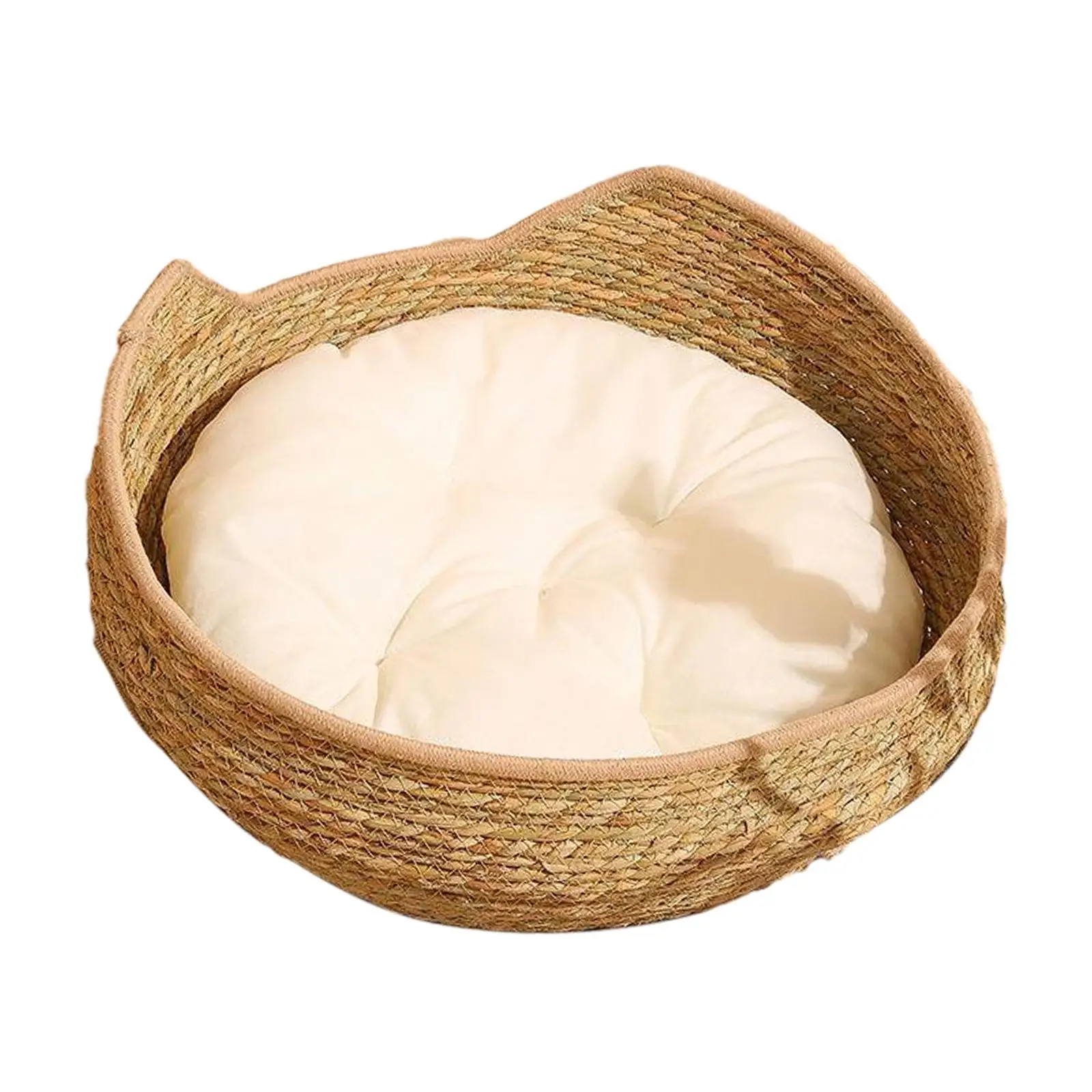 Cat Bed Basket with Removable Cushion Wear Resistant Cat Scratching Bed for for Indoor Cats Kitten Small Dogs Puppy Rabbit
Cat Bed Basket with Removable Cushion Wear Resistant Cat Scratching Bed for for Indoor Cats Kitten Small Dogs Puppy Rabbit