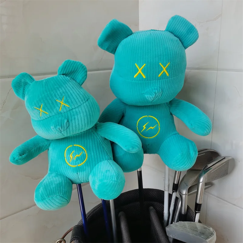 Головной убор для водителя гольфа Lightning Bear, плюшевый деревянный чехол для головы Fairway, аксессуары для гольфа
Головной убор для водителя гольфа Lightning Bear, плюшевый деревянный чехол для головы Fairway, аксессуары для гольфа