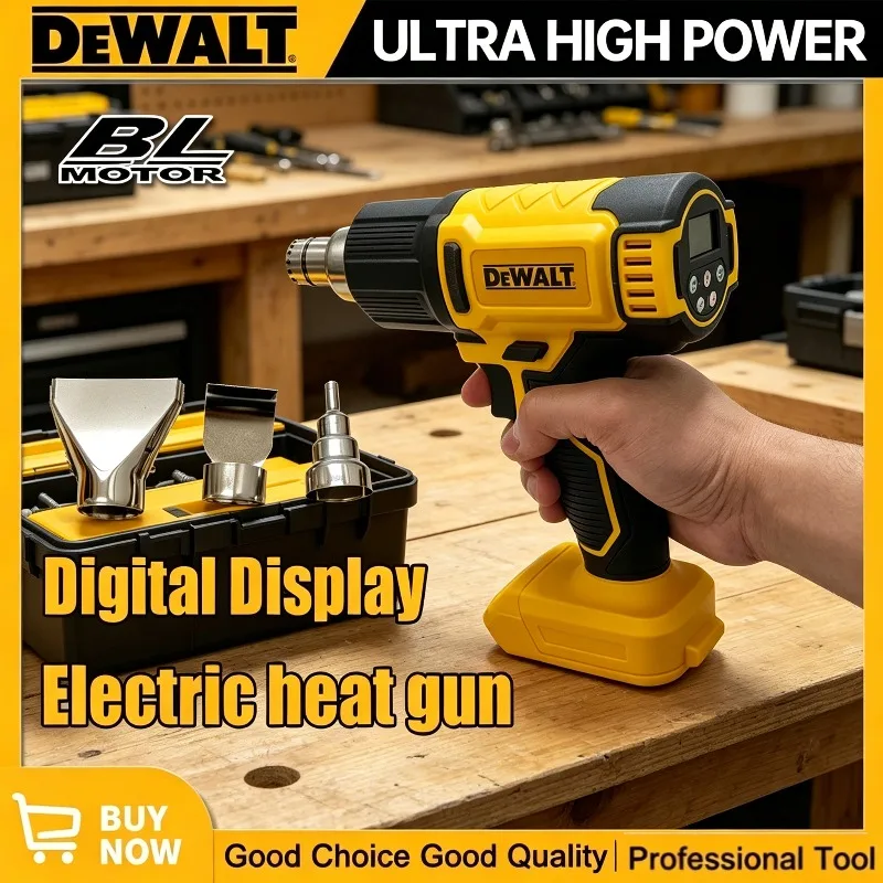 Промышленный беспроводной термофен Dewalt с цифровым дисплеем и 3 насадками для аккумулятора 18В
Промышленный беспроводной термофен Dewalt с цифровым дисплеем и 3 насадками для аккумулятора 18В