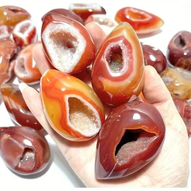 Red Agate Druzy Geode Nature Crystal Egg Black Agate Unique Shinny Home Office Table Room Decoration Meditation Gift
Red Agate Druzy Geode Nature Crystal Egg Black Agate Unique Shinny Home Office Table Room Decoration Meditation Gift