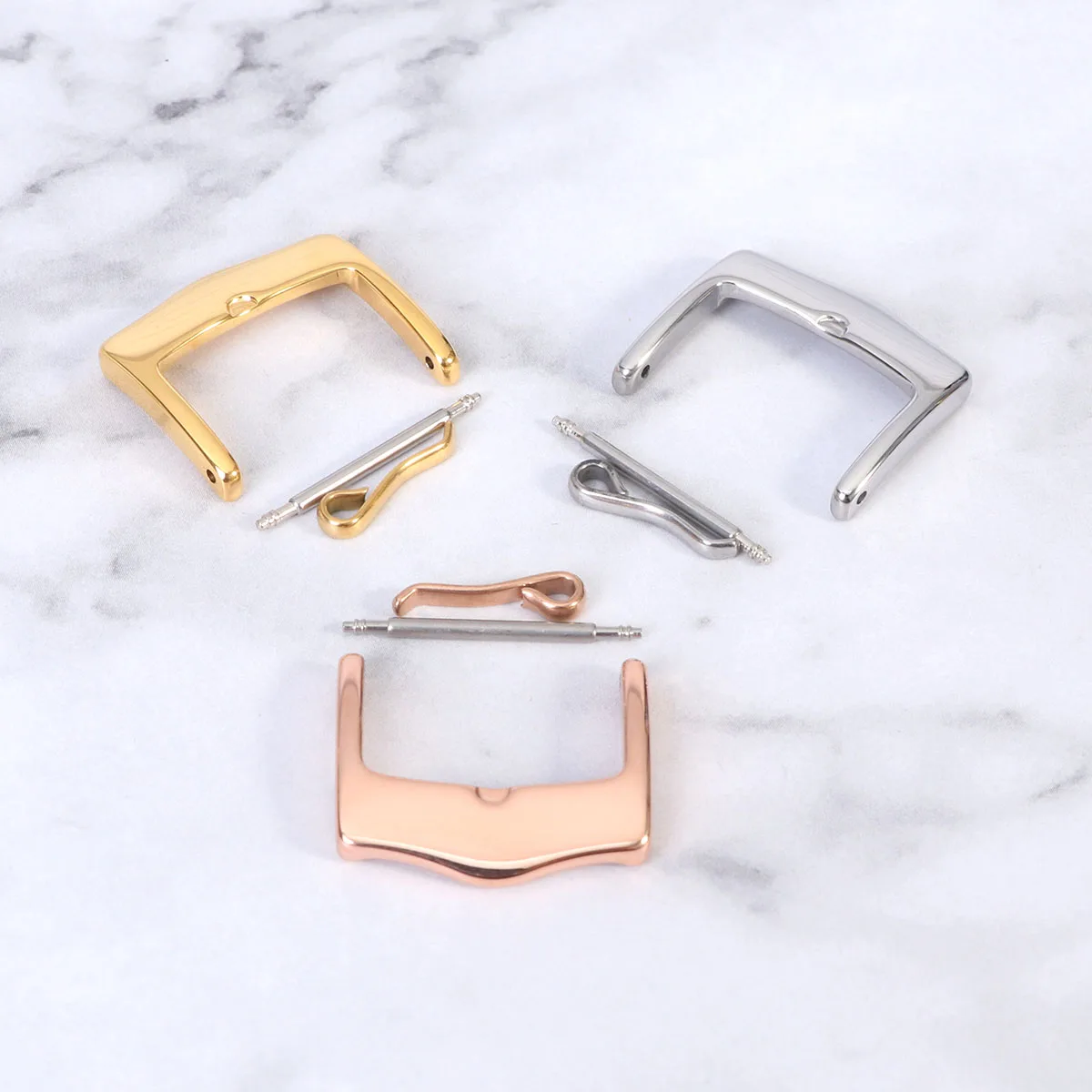 3Pcs Watch Stainless Steel Watch Buckle Stainless Steel Durable Universal Clasp Fits Silicone Accessories
3Pcs Watch Stainless Steel Watch Buckle Stainless Steel Durable Universal Clasp Fits Silicone Accessories